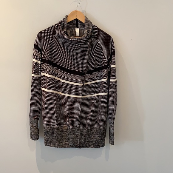 Ivivva snap wrap sweater girls size 14 - Picture 2 of 6